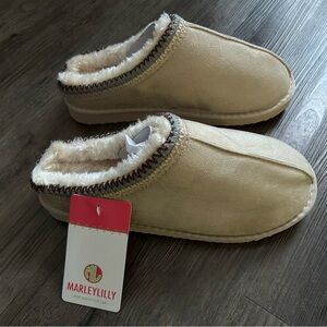 Marleylilly Women's Tan Slippers